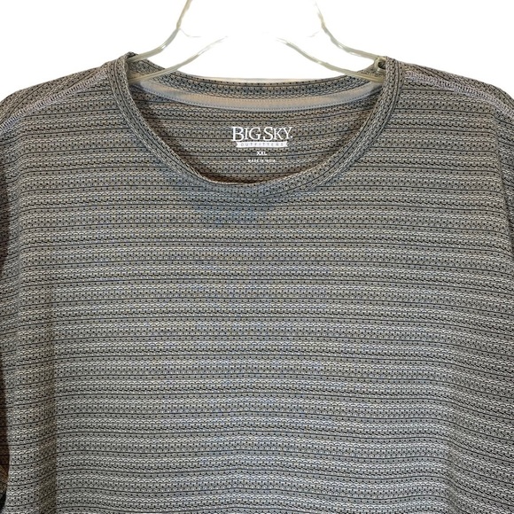 Big Sky Outfitters Men's size XXL short sleeve crew neck shirt gray green - Picture 1 of 4